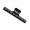 Klips do papieru nut Kera-Audio CLIP PIANO czarny - 1