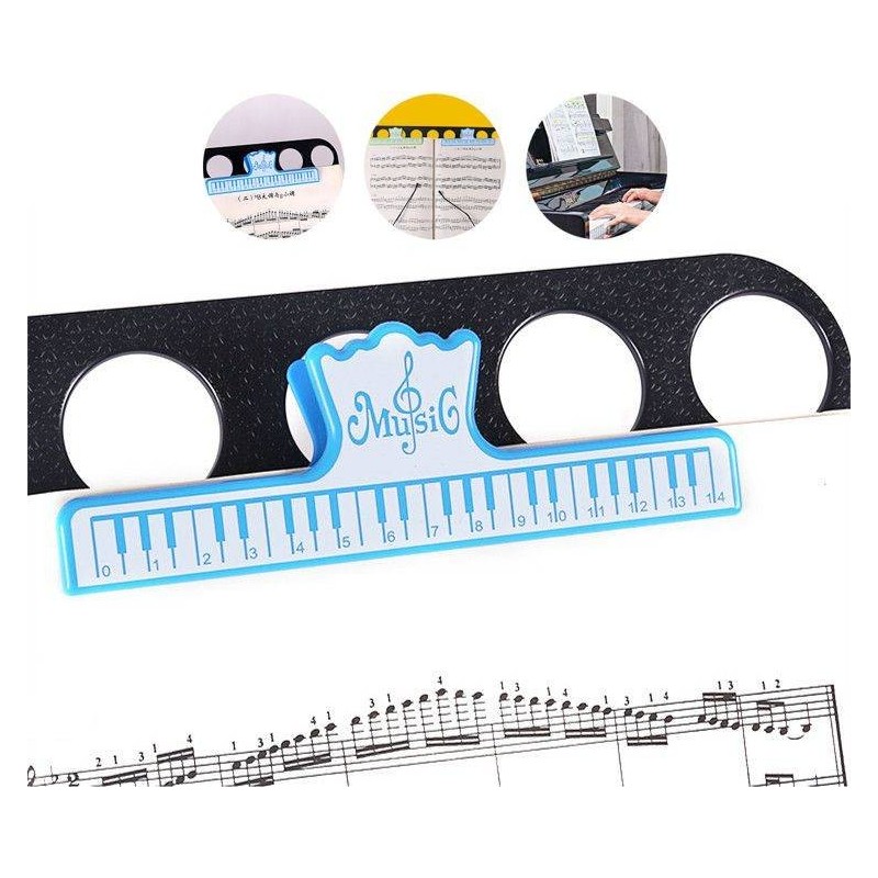 Klips do papieru nut Kera-Audio CLIP PIANO czerwony - 11