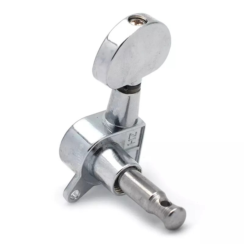 Klucze do gitary elektrycznej akustycznej, olejowe Kera Audio DSQ-GT01 silver (3+3) - 5