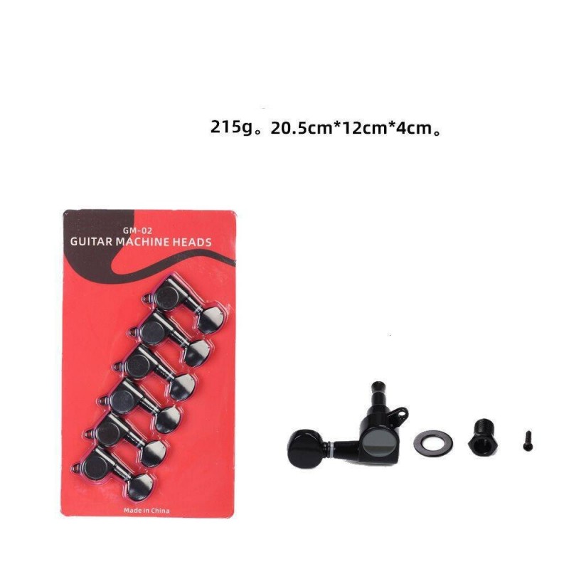 Klucze do gitary elektrycznej olejowe Kera Audio GM-02-6R-B - 6