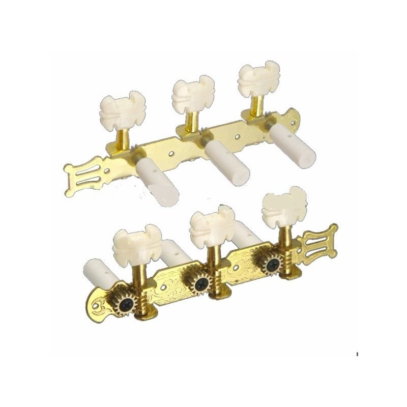 Klucze do gitary klasycznej Kera Audio MGP16, 3+3 (złoty) - 1