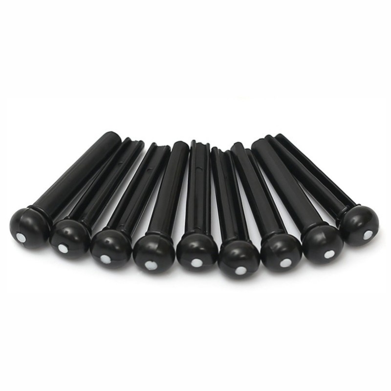 Kołek do mostka gitary akustycznej Kera Audio MZ-01 czarny - 2