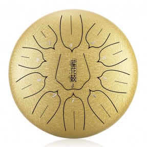 Lotus tongue drum 10" 11 ton Hluru-Huashu THL11-10-Golden - 1