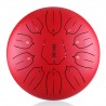Lotus tongue drum 12" 11 ton Hluru-Huashu THL11-12-Red - 1