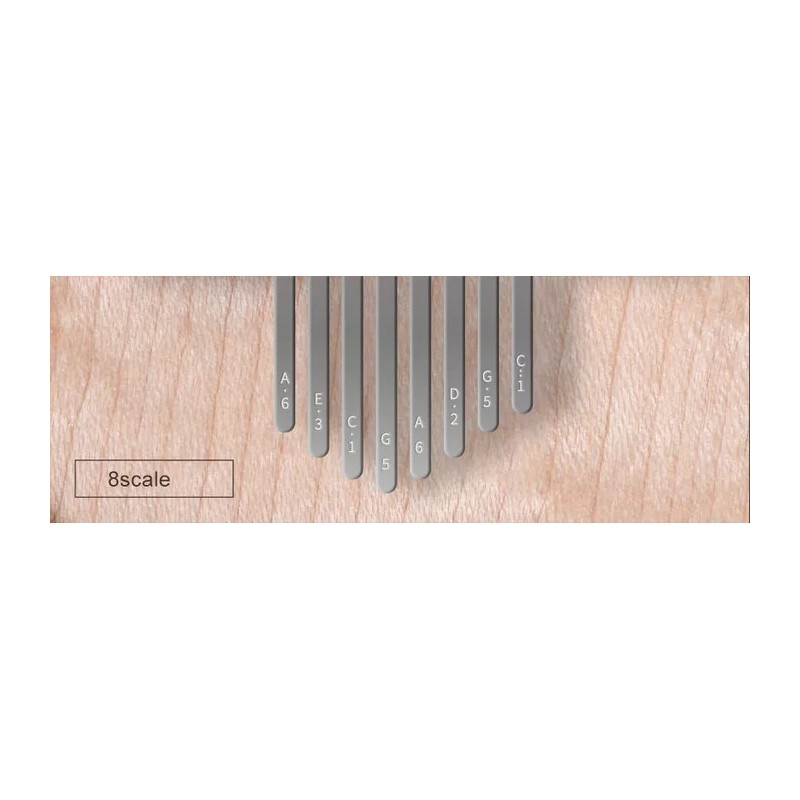 Mała kalimba Hluru KM8-Maple - 2