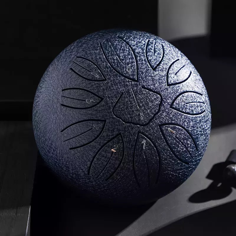 Mini Ginkgo biloba drum 6" 11 ton Hluru-Wangyou TWG11-6-NavyBlue - 2