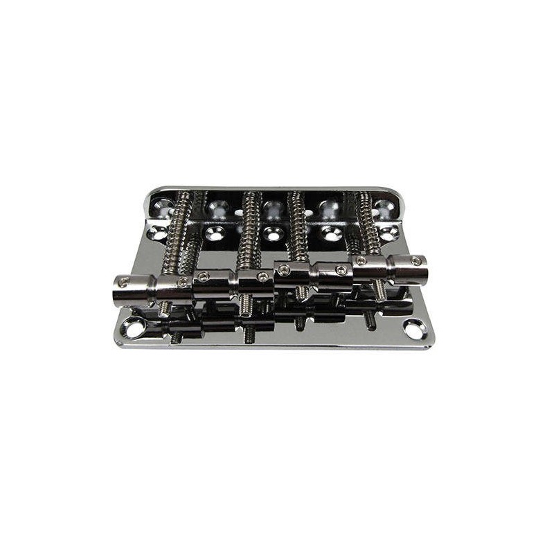 Mostek do gitary basowej 4 struny Kera Audio M-ST-0213 srebrny - 2