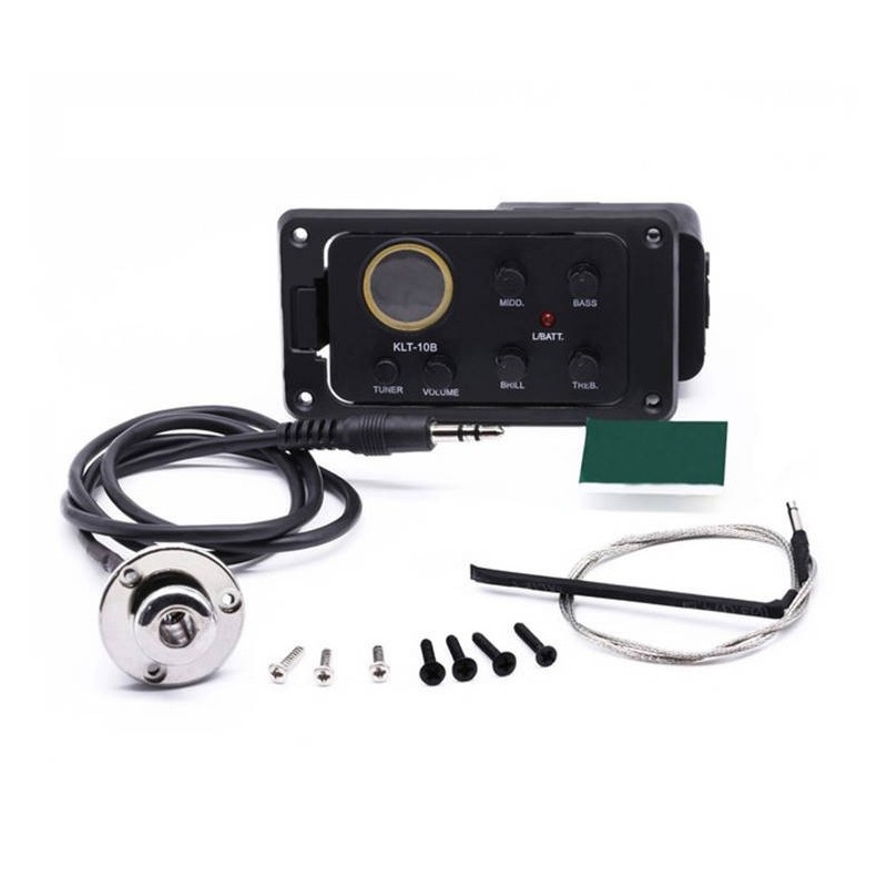 Pickup aktywny do gitary z tunerem zestaw Kera Audio KLT-10B - 4