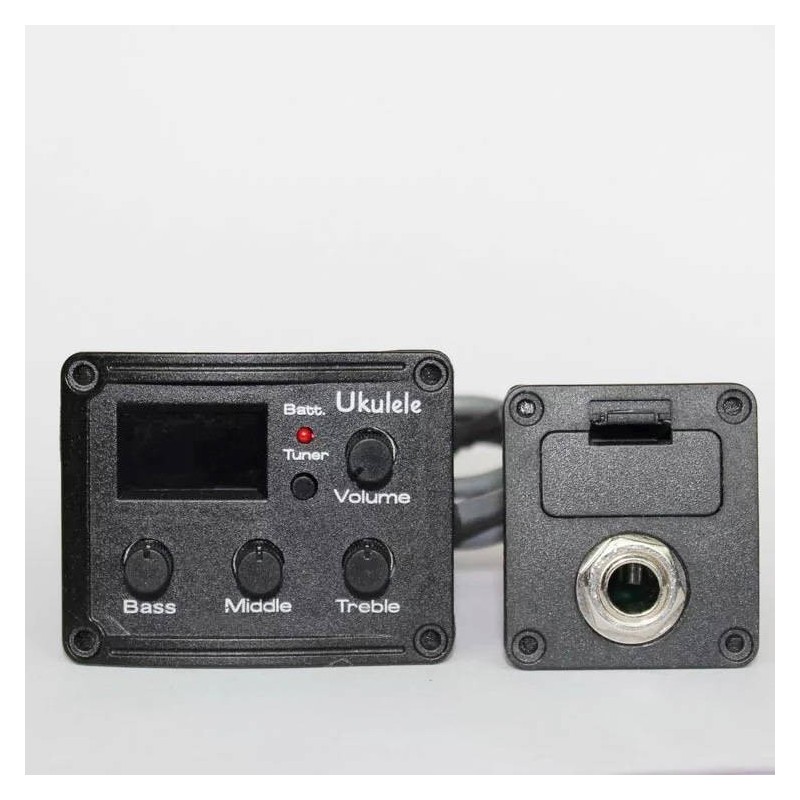 Pickup aktywny do ukulele z tunerem chromatycznym zestaw Kera Audio EQT-ukulele - 3