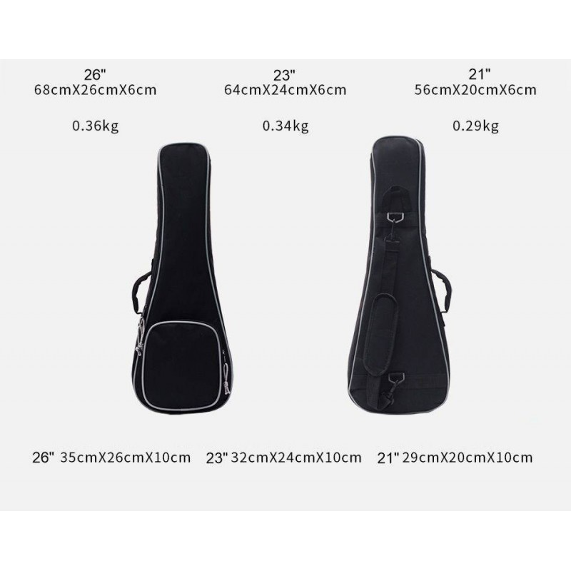 Pokrowiec do Ukulele 26" Hard Bag UB-16 - 7