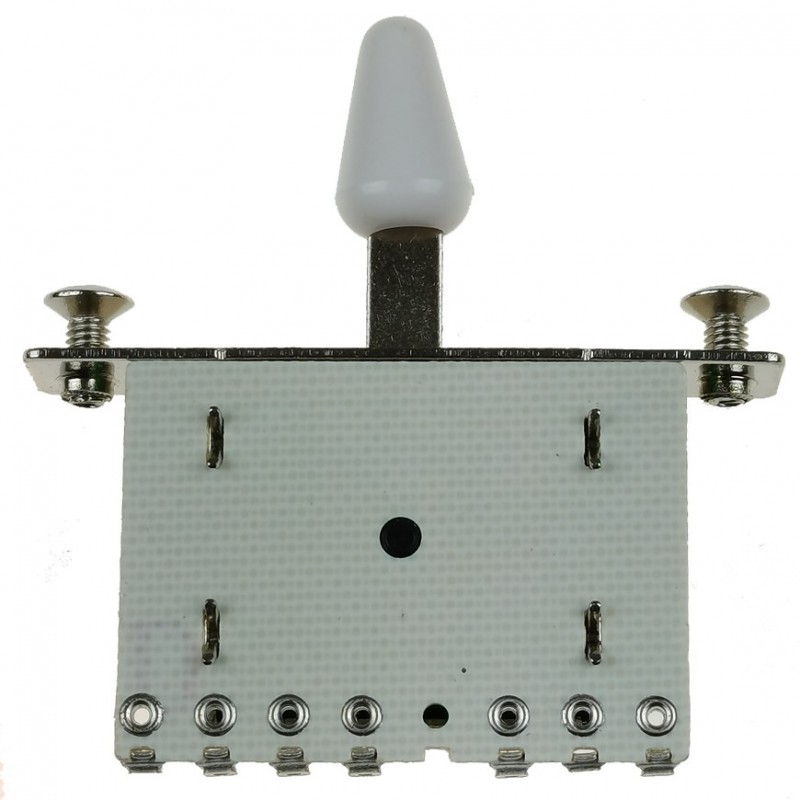 Przełącznik 5-poz. Kera Audio 5P/SQ/ST/Biały - 2