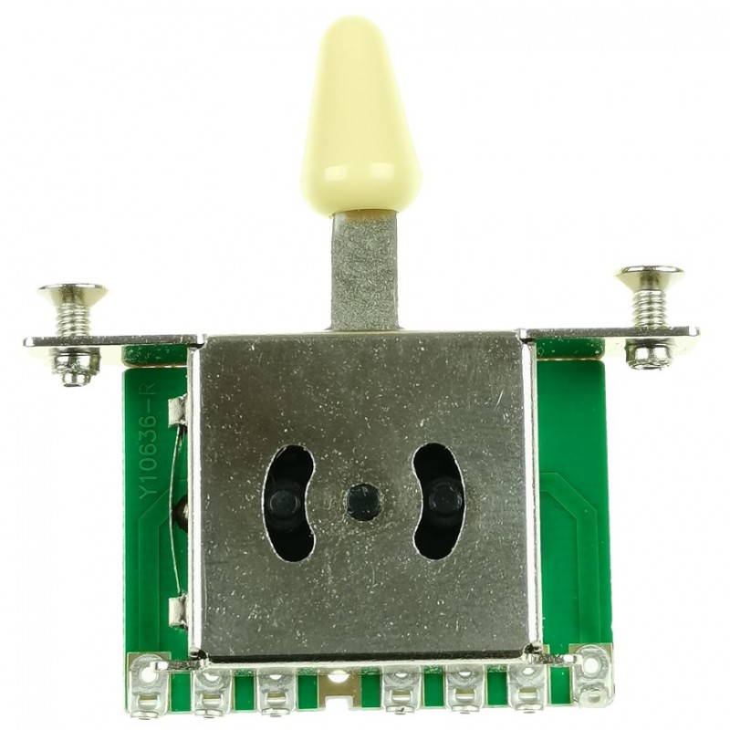 Przełącznik 5-poz. Kera Audio 5P/SQ/ST/Kremowy - 1