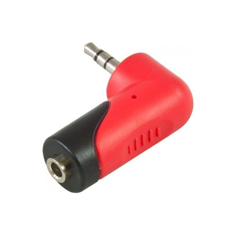 Redukcja przejściówka Wtyk Jack 3.5mm Stereo do Gniazdo Kątowe Jack 3.5mm Stereo Roxtone RPAN200 - 3