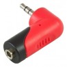 Redukcja przejściówka Wtyk Jack 3.5mm Stereo do Gniazdo Kątowe Jack 3.5mm Stereo Roxtone RPAN200 - 3