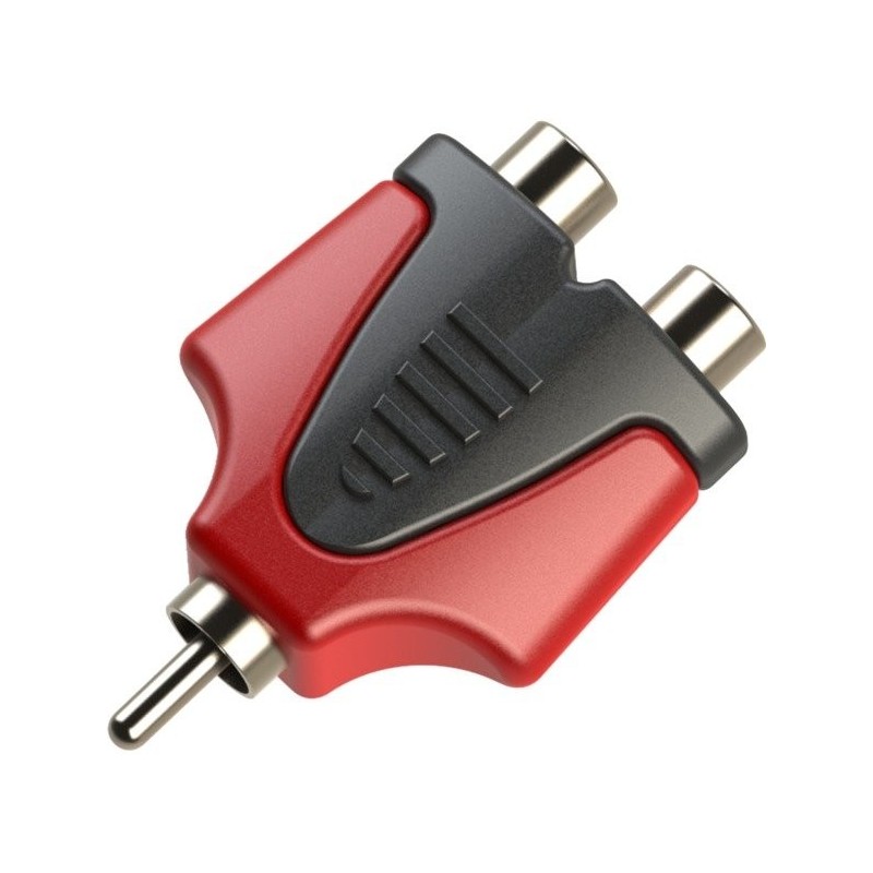 Redukcja przejściówka wtyku RCA na 2 x gniazdo RCA Roxtone RPAN310 - 2