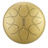 Round tongue drum 12" 8 ton Hluru TY8-12-Gold - 1