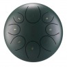 Round tongue drum 12" 8 ton Hluru TY8-12-MineralGreen - 1