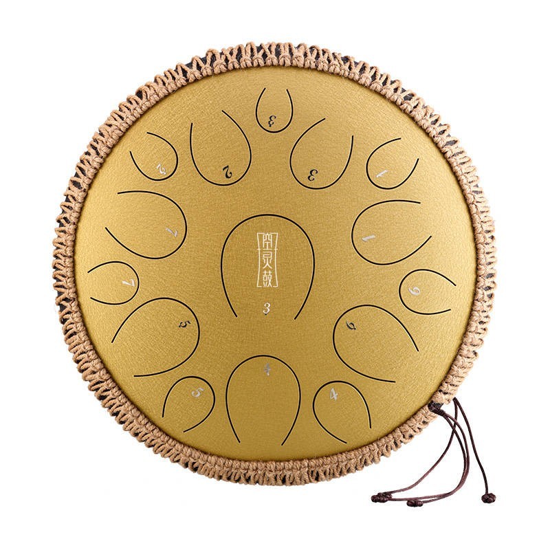 Round tongue drum Hluru 14" 15 ton TY15-14-Golden - 1