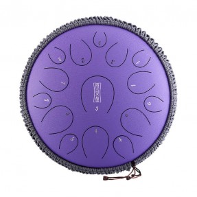 Round tongue drum Hluru 14" 15 ton TY15-14-Lavender - 1