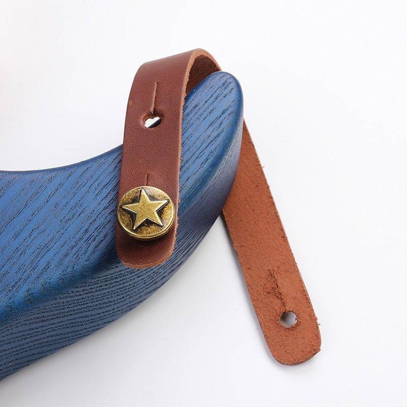 Skórzany pasek uchwyt do gitary Jeremi AS-001 - 4