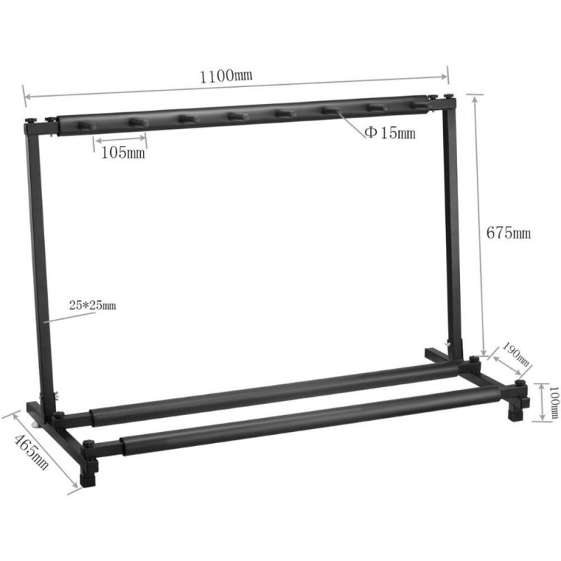 Statyw gitarowy na 7 gitar KA-LINE STAND ZSJ-77 - 2
