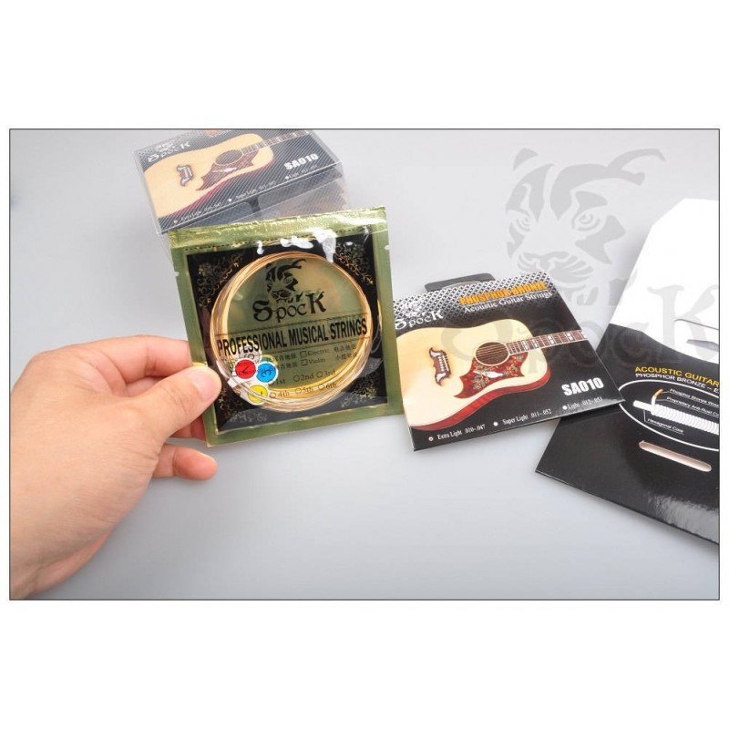 Struny do gitary akustycznej SPOCK SA010 (10-47) - 4