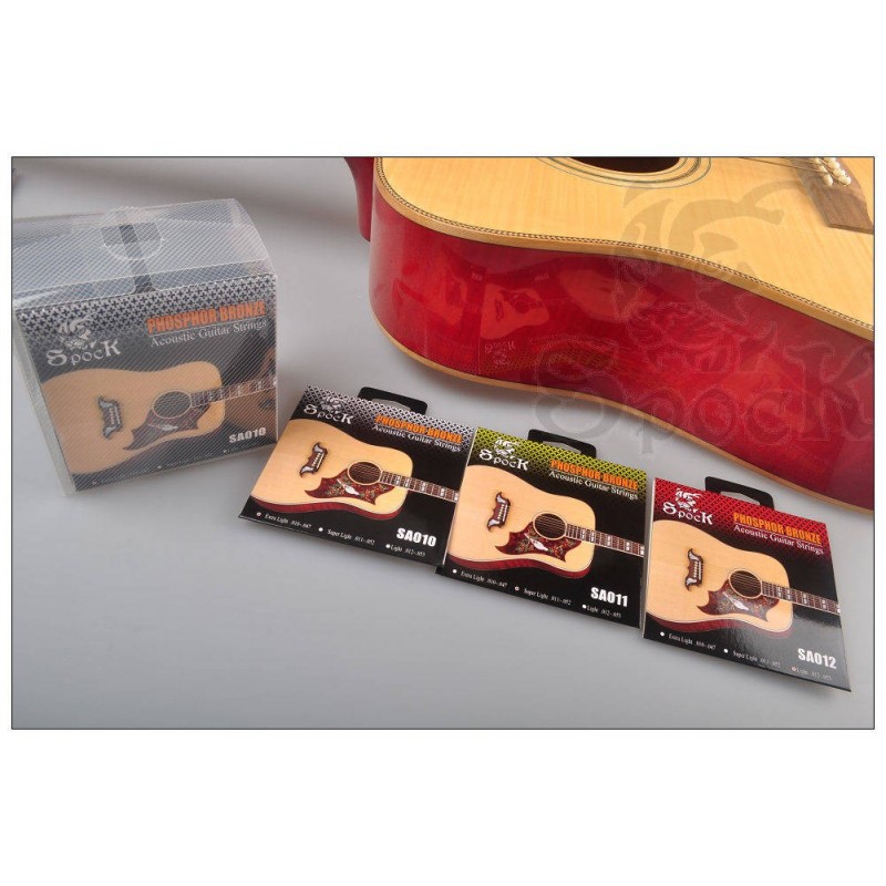 Struny do gitary akustycznej SPOCK SA012 (12-53) - 3