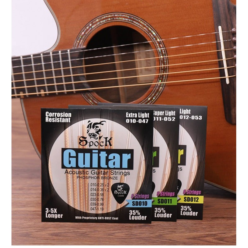 Struny do gitary akustycznej SPOCK SD012 - 2