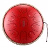 Tongue drum 11 ton 14" premium Hluru TB11-14-GalaxyRed - 1
