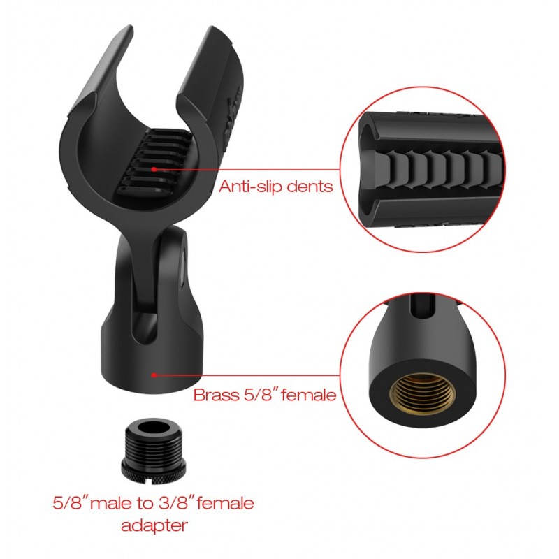 Uniwersalny uchwyt mikrofonowy Roxtone UMC10 - 5