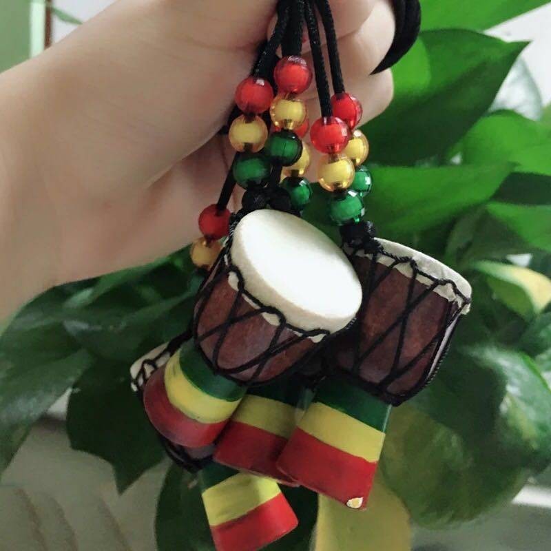 Wisiorek mini afrykański bęben Kera Audio BB-0794 - 4 - Gadżety - Wisiorek mini afrykański bęben Kera Audio BB-0794