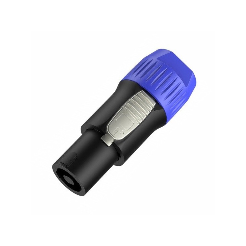 Wtyk głośnikowy niebieski 4-pin Roxtone RP031 - 1