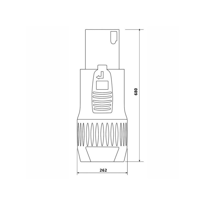 Wtyk głośnikowy niebieski 4-pin Roxtone RP031 - 4