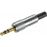 Wtyk typu Jack 3.5mm stereo Roxtone RMJ3PL-C - 2