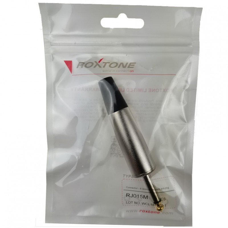 Wtyk typu Jack 6.3mm mono Roxtone RJ015M - 8