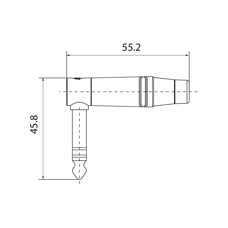 Wtyk typu Jack 6.3mm stereo Roxtone RJ3RPP-NS-NN - 2