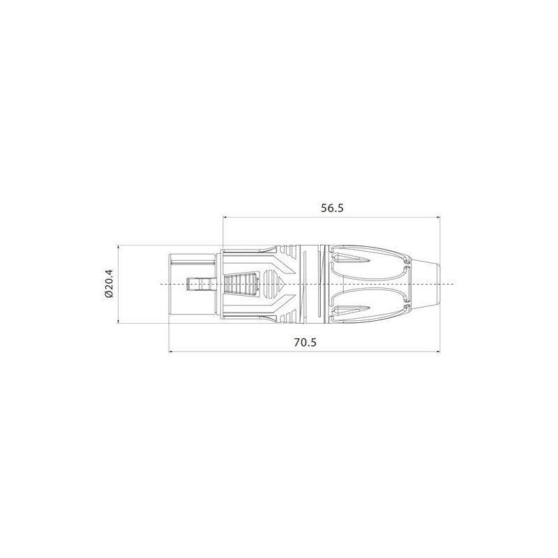 Wtyk typu XLR Roxtone RX3F-NT - 2