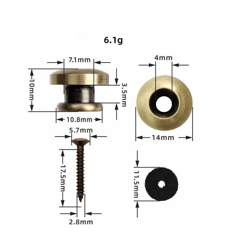 Zaczep do paska gitary Kera Audio AS-022-S - 2