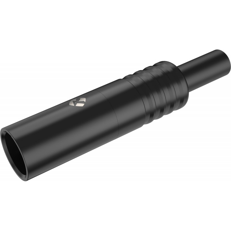 Złącze kabla Mini XLR męskie 3-pinowe Roxtone RMX3M-B - 2