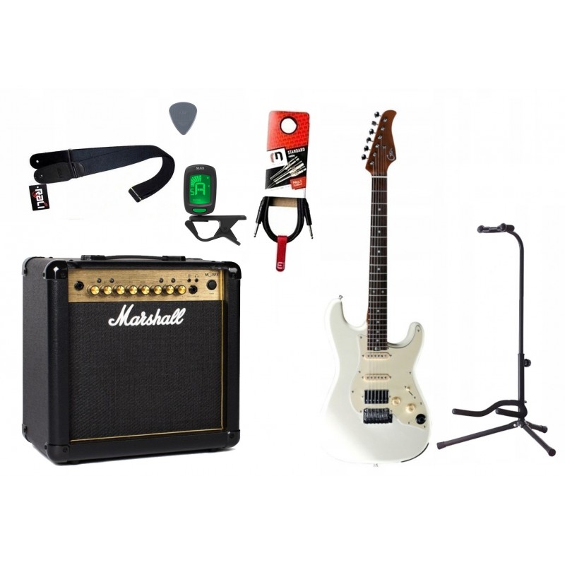 Gitara elektryczna Mooer GTRS S800 + wzmacniacz - zestaw 1427 - 1