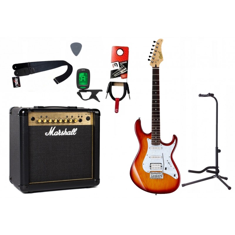 Gitara elektryczna Cort G250 + wzmacniacz - zestaw 1436 - 1