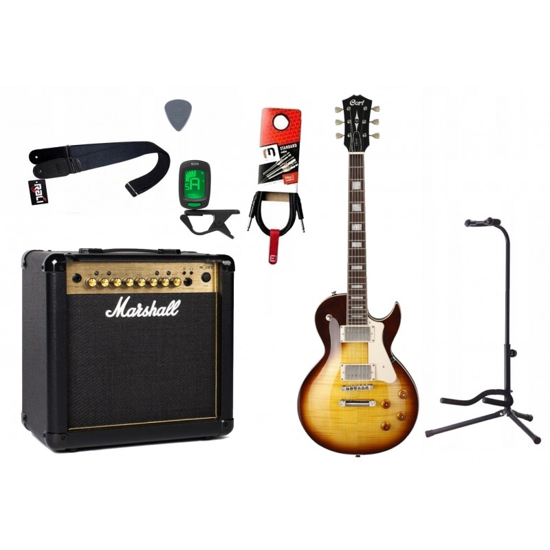 Gitara elektryczna Cort CR250 + wzmacniacz - zestaw 1441 - 1