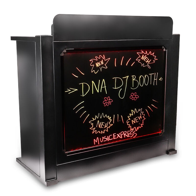 DNA DJ BOOTH - stół stanowisko DJ podświetlana tablica LED RGB pilot długopisy pokrowiec - 5