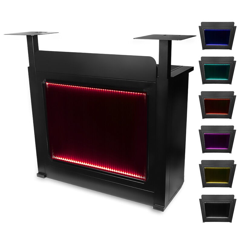 DNA DJ BOOTH extension - stół stanowisko DJ podświetlana tablica LED RGB pilot pokrowiec + dostawki ZESTAW - 2