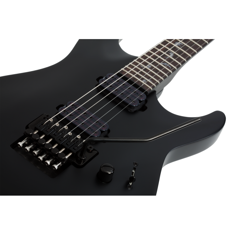 Schecter Damien 6 FR, Satin Black - gitara elektryczna - 12