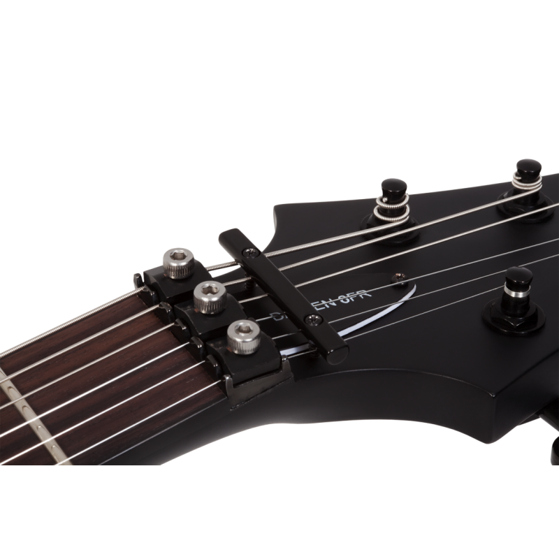 Schecter Damien 6 FR, Satin Black - gitara elektryczna - 18