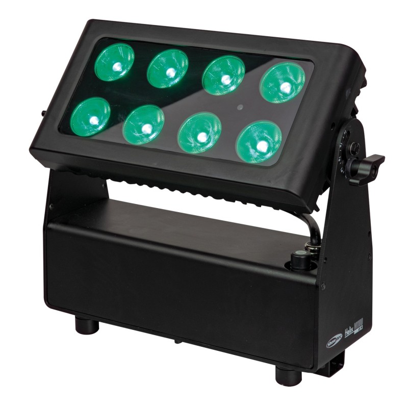 Showtec Ruchoma głowa Wash Helix M1100 Q4 Mobile LED RGBW (CRMX & WDMX)