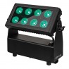 Showtec Ruchoma głowa Wash Helix M1100 Q4 Mobile LED RGBW (CRMX & WDMX)