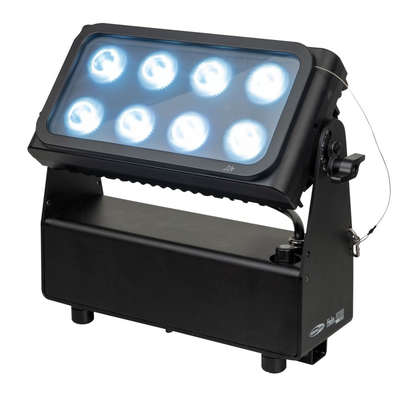 Showtec Ruchoma głowa Wash Helix M1100 Q4 Mobile LED RGBW (CRMX & WDMX)