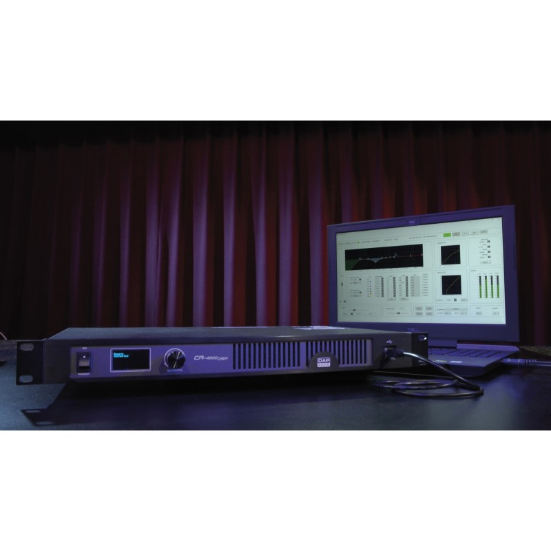 DAP Audio Cyfrowy wzmacniacz 4-kanałowy CA-4500 DSP